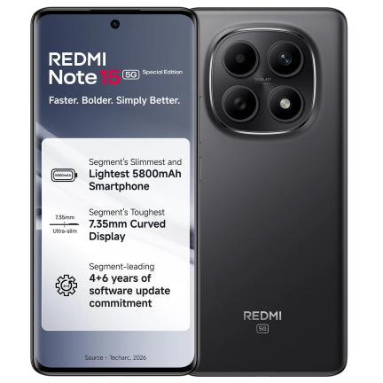 Xiaomi Redmi Note 15 SE 5G 6/128GB Carbon Black (Global)
