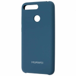 Чехол-накладка  Huawei Y9 (2018) Silicone Cover Midnight