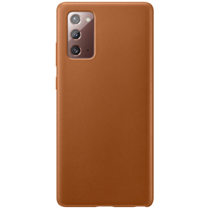 Чехол Galaxy Note 20 Leather Cover Tan 