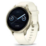 Garmin Venu 4 - 41 mm Lunar Gold with Bone Silicone Band (010-03013-00)