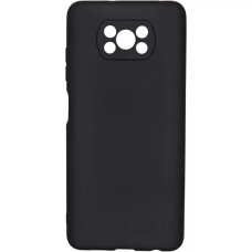 Купить Чехол Poco X3/X3 Pro Borasco Silicone Case Black Чехол Poco X3/X3 Pro Borasco Silicone Case Black